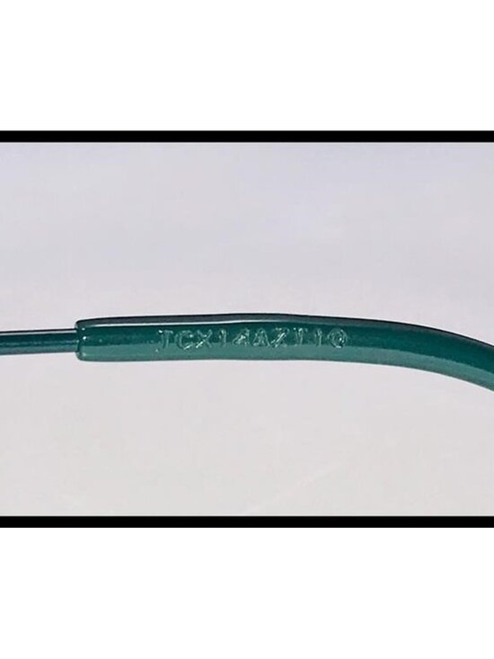 Green 0248 Waves Ff0248s Stripe Flash Mirrored Round Runway Sunglasses main image 8